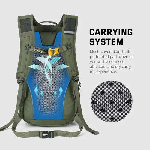 Miniatura 3 de SKYSPER Mochila pequeña de senderismo, 20L, mochilas de viaje ligeras para senderismo y día a día para mujeres y hombres