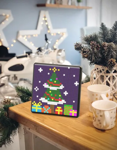 Miniatura 9 de Divoom Pixoo Visualización Max Pixel, APP Pantalla de control de teléfono móvil con pantalla LED programable de 32 X 32 para decoración del hogar