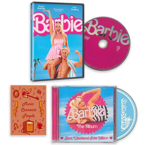 Barbie Colección Deluxe: Barbie La Película Barbie El Álbum "Mejor Fin De Semana De La Historia Edición" 2 Pistas Bono Incluye Tarjeta De Arte De