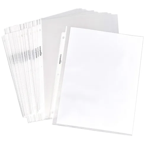 Miniatura 10 de Amazon Basics - Protector de hojas, antirreflejos, paquete de 500