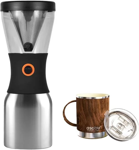Taza Coldbrew y Ultimate (plata y madera)