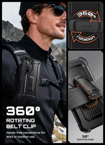Miniatura 7 de SUPCASE Funda para Samsung Galaxy S26 Ultra con soporte y clip para el cinturón (Unicorn Beetle Pro)