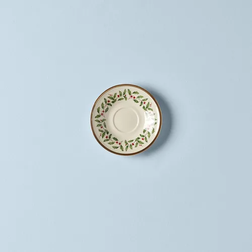 Miniatura 3 de Lenox 146504040 Holiday Tea Saucer, Christmas Theme