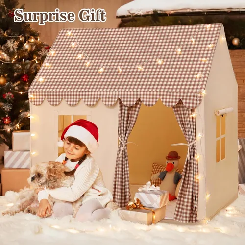 Miniatura 6 de SweHouse Tiendas de campaña para niños de SweHouse para niños pequeños: con luces de estrella, alfombra acolchada - Tiendas de campaña para casa