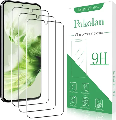 Miniatura 11 de Pokolan Paquete de 3 protectores de pantalla de privacidad para Samsung Galaxy S23 FE/ A54 5G antiespía privado de vidrio templado, antiarañazos
