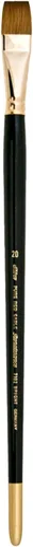 Miniatura 10 de Silver Brush 7102-3 Renaissance - Cepillo de mango largo de color rojo puro de alta calidad, brillante, tamaño 3