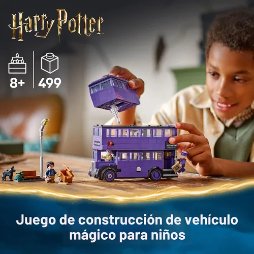 Miniatura 2 de LEGO Harry Potter Knight Bus Adventure - Juguete de construcción para niños, niños y niñas, a partir de 8 años - Autobús icónico de Harry Potter
