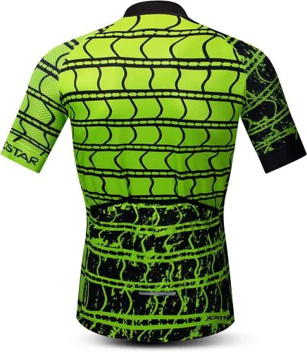Miniatura 105 de Nuevo Pro cremallera completa hombres ciclismo Jersey manga corta Riding Shirt USA