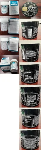 Miniatura 9 de Ebanel Set de crema anestésica de lidocaína al 5% y bálsamo para tatuajes, crema anestésica tópica Numb520 para alivio del dolor, quemaduras