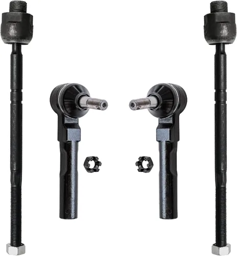 Miniatura 77 de Detroit Axle - 4 barras de acoplamiento delanteras para Kia Forte Koup 14-17, 14-18 Forte Forte5, 4 extremos de barra de acoplamiento exteriores e