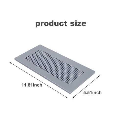Miniatura 4 de 1 funda de ventilación a prueba de bebés, cubierta de ventilación de silicona suave para el hogar, pared, techo, suelo, rejilla de ventilación de 4