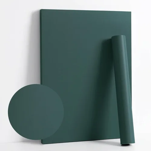Miniatura 34 de Dimoon Papel Tapiz Verde de 236''x23.6'' para Despegar y Pegar Papel de Contacto Moderno Autoadhesivo Papel de Pared Removible Amigable para Verde