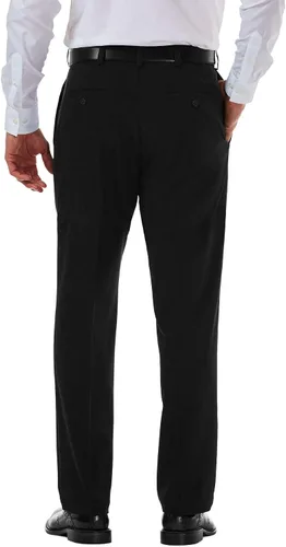 Miniatura 3 de Haggar Mens Cool 18 Pro Classic Fit Flat Front Pant-Regular and Big Tall Sizes
