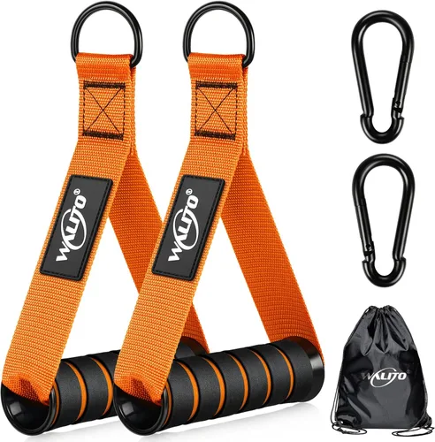 Miniatura 10 de Manijas de Ejercicio WALITO, Reemplazo de Accesorios de Cable para Equipo de Gimnasio en Casa, Sistema de Poleas, Pilates, Bandas de Resistencia