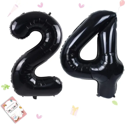 Miniatura 199 de Globos de números de 40 pulgadas del 0 al 9 dorados grandes del número 0, globos digitales para suministros de decoración de celebración de fiesta