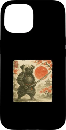Miniatura 6 de Pug Samurai Japanese Warrior Costume Sumi-e Art Funny Case for iPhone 17