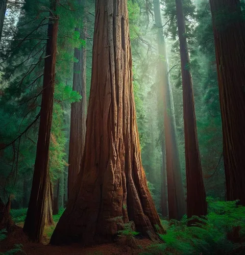 Miniatura 4 de Sequoia sempervirens (Redwood, California Redwood, Coast Redwood) Semillas de árboles, Iconic and Majestic Evergreen, Seeds de MySeeds.Co, usted