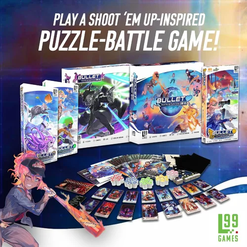 Miniatura 2 de Expansión del juego de mesa Bullet Orange – Juego de batalla inspirado en los rompecabezas, diversión de juegos de mesa, personajes de franquicia