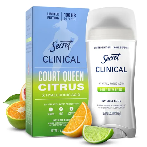 Miniatura 14 de Secret Clinical Strength desodorante antitranspirante para mujeres, respuesta al estrés, 3X protección contra el estrés, 72 horas de protección