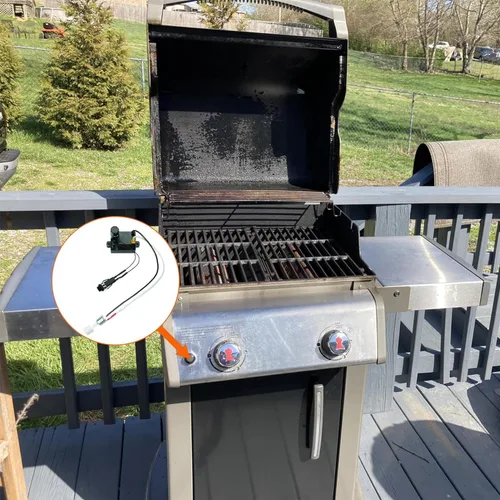 Miniatura 7 de Pieza de repuesto para encendedor de parrilla de 2 salidas para Weber 7642, DHLG-12 AAA para Weber Spirit E/S-210/220/310/315/320/330 Series Kit