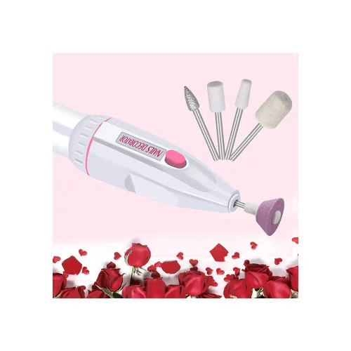Miniatura 6 de Kit de taladro eléctrico portátil para uñas, manicura y pedicura, máquina de pulir para pulir y pulir, kit de manicura personal y pedicura