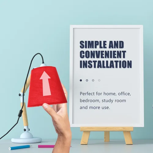 Miniatura 5 de DOITOOL Pantalla de tambor para lámpara de mesa, lámparas de pie, pantalla de lámpara de araña, pantalla de lámpara de arpillera de granja, pantalla