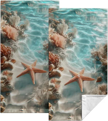 Miniatura 12 de Toallas de Mano Azul Gris Marrón para Baño Negras Pintura Moderna de Arte Abstracto Toallas de Cocina Suave Absorbente Toalla de Huésped Punta