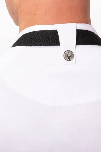 Miniatura 7 de Chef Works Abrigo de chef Valencia para hombre