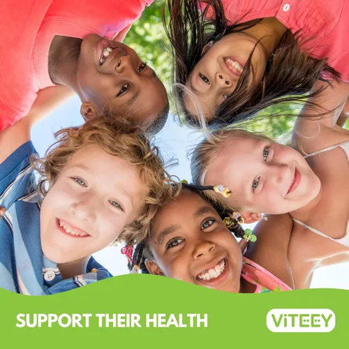 Miniatura 5 de Viteey Gomitas multivitamínicas para niños con probióticos, 8-1 vitaminas para niños para apoyo a la salud inmunológica con vitamina C, D3, B12, B6