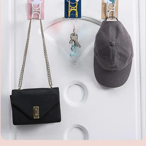 Miniatura 4 de Toallero, ganchos de pared, organizador de baño, toalleros para baño, bonitos ganchos montados en la pared, gancho giratorio de 360°, almacenamiento