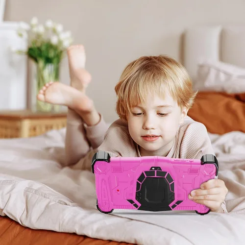 Miniatura 8 de Fivahiva Tableta para niños de 7 pulgadas, tableta Android 14 para niños, Octa-Core, 10 GB de RAM +64 GB de ROM 512 GB expandir, cámara dual, Rosa