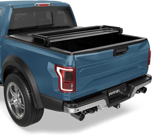 Miniatura 9 de Low-Profile Flip-Up Hard Tri-Fold Tonneau Cover for Ford Ranger (2019-2023)—Fits 5.0ft Short Bed