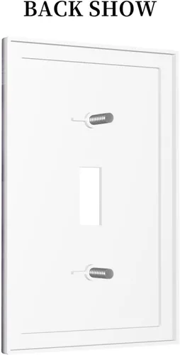 Miniatura 376 de Placa Decorativa de Pared de Granja Rústica con Cuerno de Madera para Puerta de Granero 1 Banda Duplex Cubiertas de Toma Eléctrica Soltera