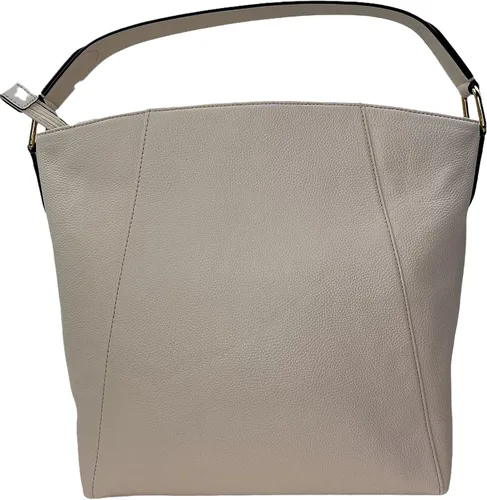 Miniatura 3 de Michael Kors Evie - Bolso de hombro tipo Hobo de cuero grande crema claro Crema claro