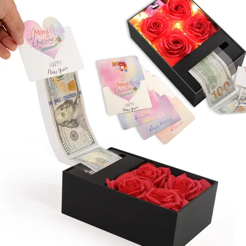 Caja de dinero para tirar regalo en efectivo, cajas de regalo de dinero para cumpleaños, Navidad, graduación, Día de la Madre, para esposo, esposa,