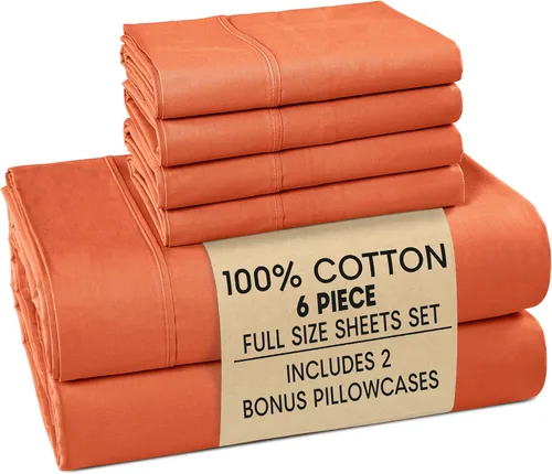 Miniatura 8 de Casa Platino Sábanas de cama individual XL, sábanas de 100 % algodón con 2 fundas de almohada, tejido percal crujiente y sensación acogedora, verde