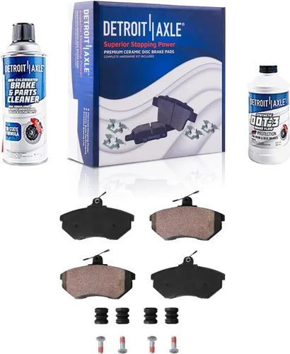 Miniatura 102 de Detroit Axle - Pastillas de freno traseras para Honda Odyssey 2011-2017 Pilot 2007-2013 MDX 2010-2013 ZDX 2010-2013 Pastillas de freno de cerámica