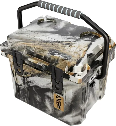 Miniatura 13 de Cubix Outdoors, Enfriador personal rotomoldeado QuadraX 10QT, hielera dura aislante portátil, retención de frío de 3 días, portaviandas Gris granito