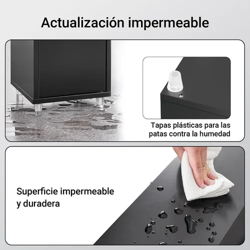 Miniatura 8 de Haotian - Gabinete estrecho de almacenamiento para baño, organizadores altos y delgados para baño y almacenamiento para espacios pequeños, gabinete