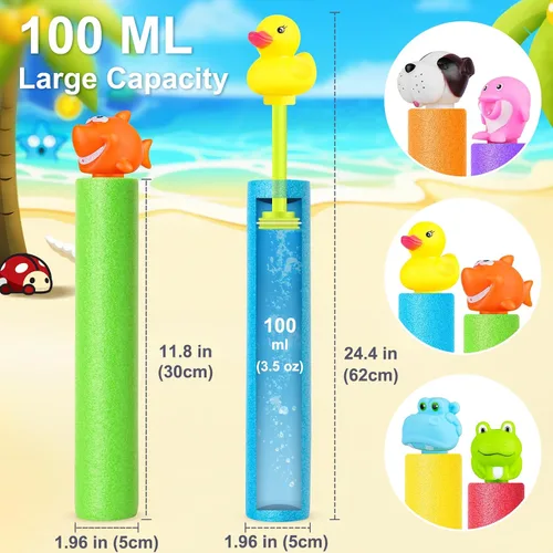 Miniatura 3 de Pistolas de agua, pistola de chorros de agua de 40 pies de alcance para piscina, playa, fiesta de verano, juguetes de agua al aire libre para niños