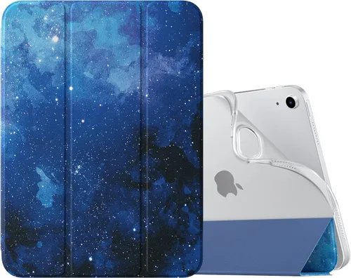 Miniatura 17 de MoKo Funda para iPad (A16) de 11ª generación 2025/10ª generación 2022, iPad de 11 pulgadas/10.9 pulgadas con cubierta trasera translúcida de TPU