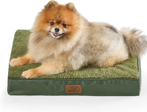 Miniatura 24 de Bedsure Camas para Perros Tamaño Grande - Cómodas Camas Planas para Mascotas con Funda Lavable Extraíble, Alfombrilla de Espuma Ortopédica