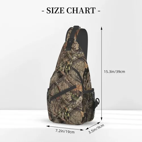 Miniatura 2 de VOOHDDY Bolso cruzado para mujeres y hombres, mochila de viaje para senderismo, bandolera, bolsa de pecho, casual, bolsa deportiva