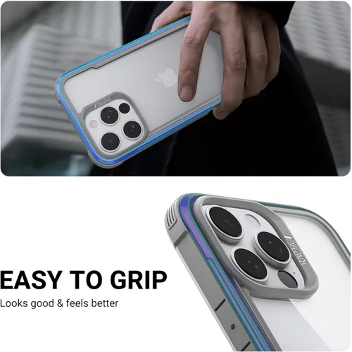 Miniatura 7 de RAPTIC Shield - Funda para iPhone 16 Pro, [para botón de captura 2024 a prueba de golpes transparente], grado militar probado en caídas de 13 pies