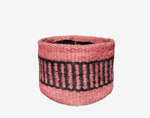 Miniatura 2 de Cesta de Maceta de Yute Resistente, Cesta Tejida Moderna, Maceta para Flores, Maceteros de Interior para Suelo, Cesta Organizadora de Almacenamiento