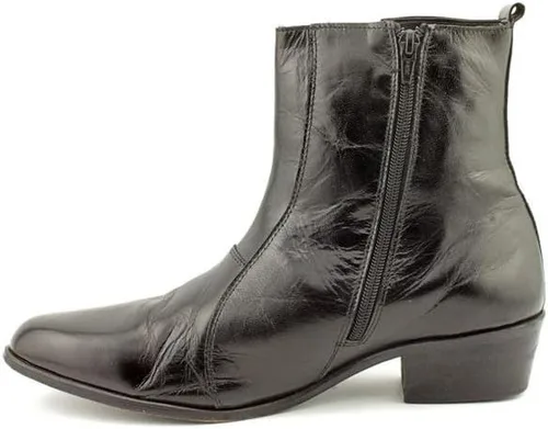 Miniatura 3 de Stacy Adams Botas Santos con cremallera lateral y puntera lisa para hombre