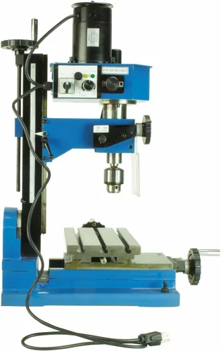 Miniatura 9 de Erie Tools. Máquina mini fresadora con velocidad variable.Taladro de mesa, mecanización por transmisión por engranaje con tope de profundidad