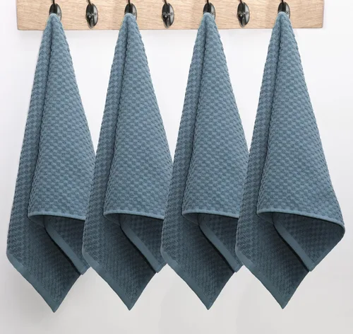 Miniatura 2 de COTTON CRAFT Toalla de cocina increíble - Juego de 12 toallas Terry - 100% algodón Euro Café de tejido a cuatros juego de trapos de cocina - Suave