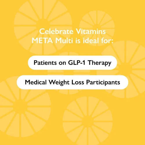Miniatura 4 de Celebrate Vitamins META Multi GLP-1 - Suplemento multivitamínico para el peso, 30 cápsulas, suplemento diario con hierro, vitamina D, B12, magnesio