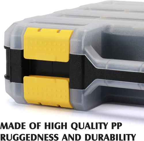 Miniatura 4 de MIXPOWER Organizador de doble cara de 34 compartimentos con polímero resistente a los impactos y separadores de plástico extraíbles personalizables